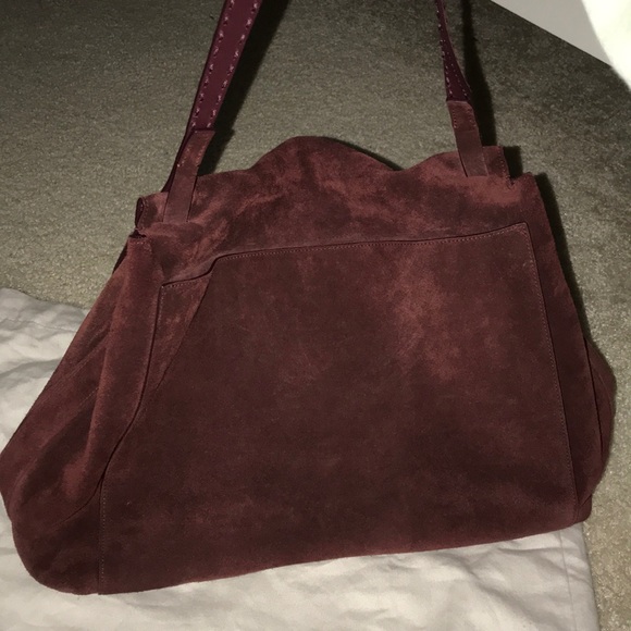 The Row Top-Handle 14 Suede Satchel - Picture 4 of 6